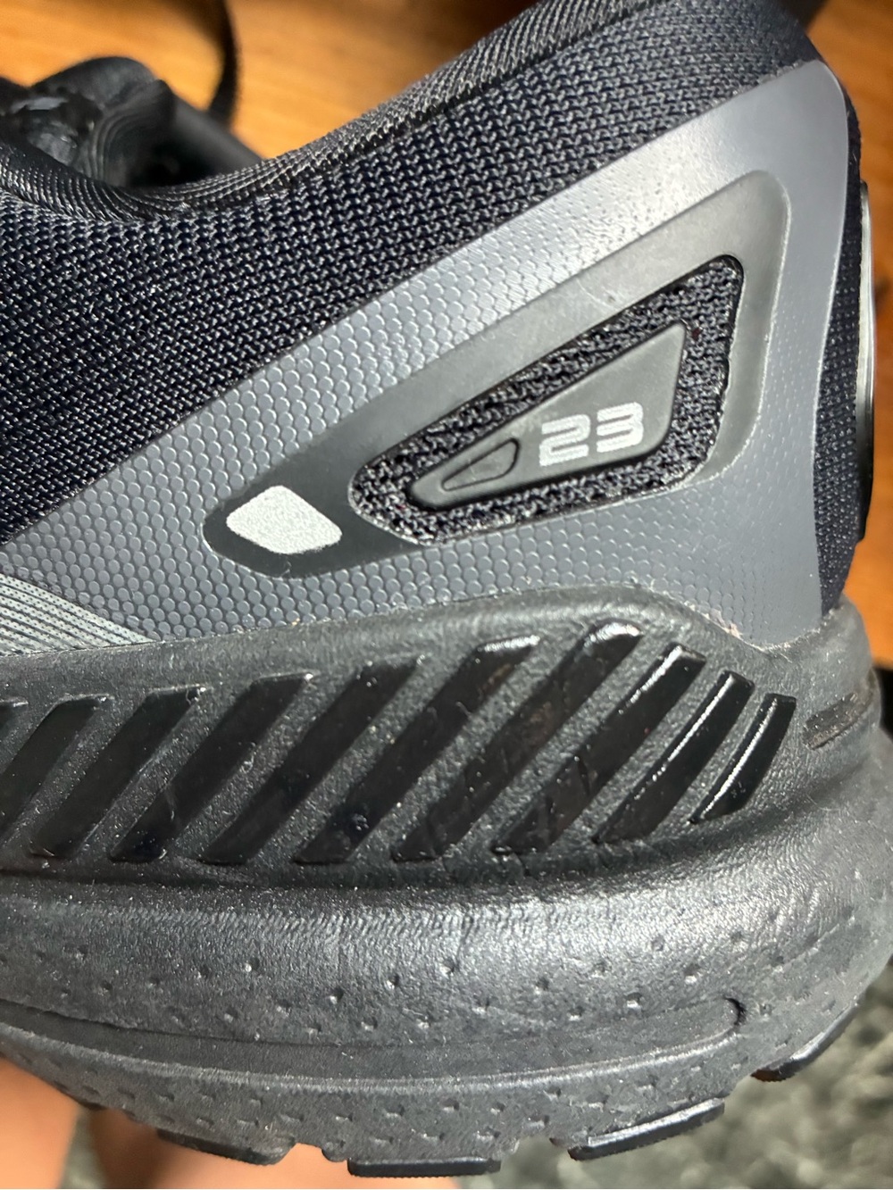 Brooks Adrenaline GTS 23 Shoes Womens 11 Black Running Sneakers - Picture 10 of 10